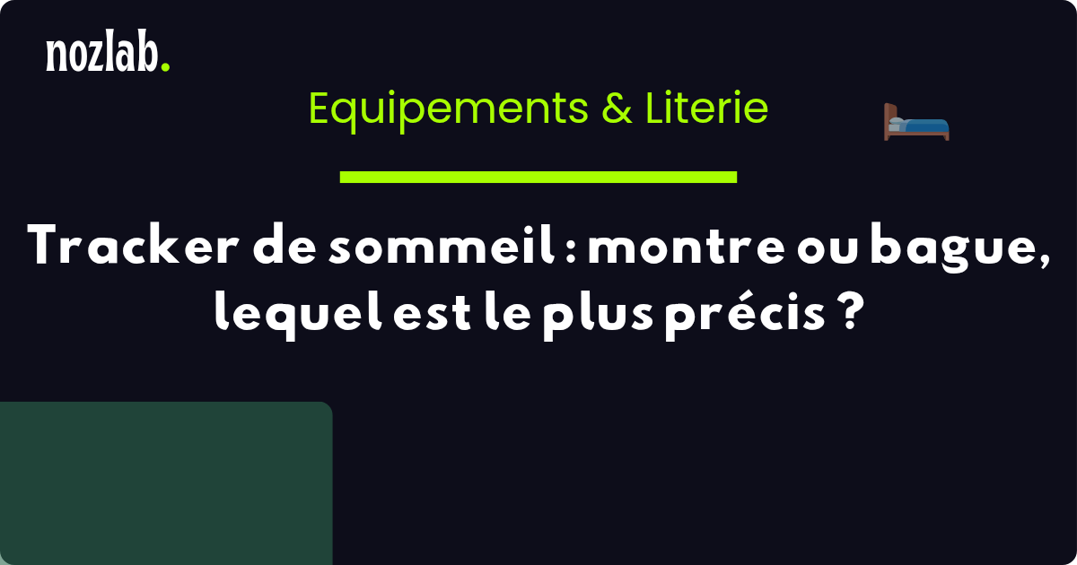 Tracker de sommeil : montre ou bague, lequel est le plus précis ?