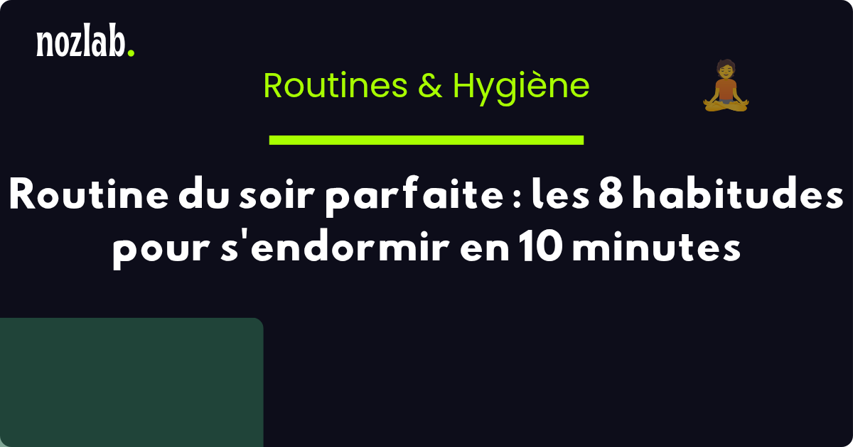Routine pour s'endormir
